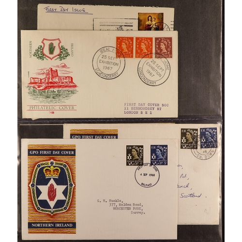 1611 - GB.FIRST DAY COVERS 1962 - 1990 COLLECTION of 'Regional' covers in 3 albums. Also includes loose cov... 