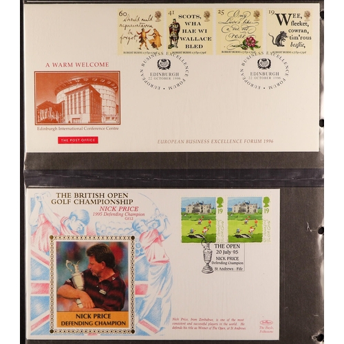 1611 - GB.FIRST DAY COVERS 1962 - 1990 COLLECTION of 'Regional' covers in 3 albums. Also includes loose cov... 