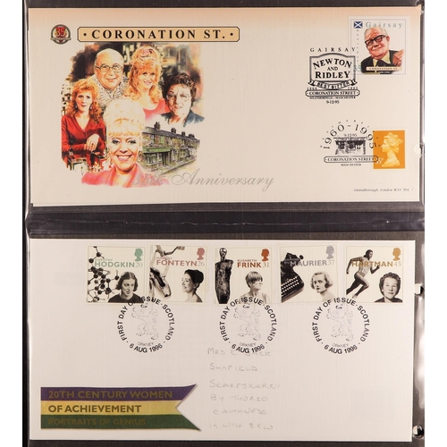 1611 - GB.FIRST DAY COVERS 1962 - 1990 COLLECTION of 'Regional' covers in 3 albums. Also includes loose cov... 