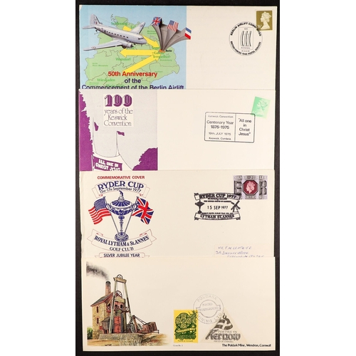 1611 - GB.FIRST DAY COVERS 1962 - 1990 COLLECTION of 'Regional' covers in 3 albums. Also includes loose cov... 