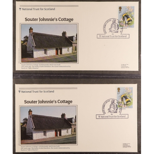 1611 - GB.FIRST DAY COVERS 1962 - 1990 COLLECTION of 'Regional' covers in 3 albums. Also includes loose cov... 