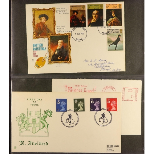 1611 - GB.FIRST DAY COVERS 1962 - 1990 COLLECTION of 'Regional' covers in 3 albums. Also includes loose cov... 