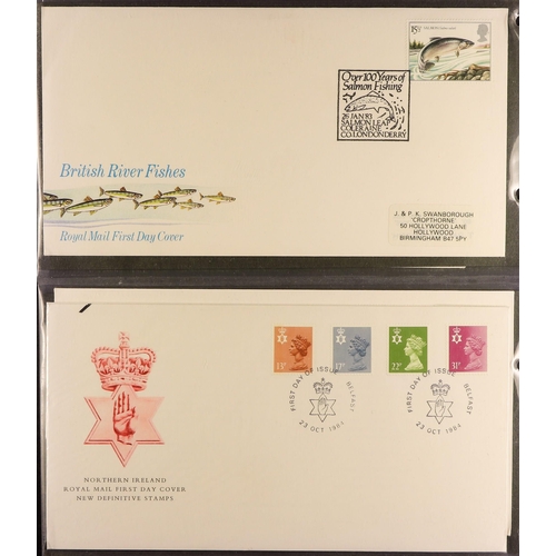 1611 - GB.FIRST DAY COVERS 1962 - 1990 COLLECTION of 'Regional' covers in 3 albums. Also includes loose cov... 