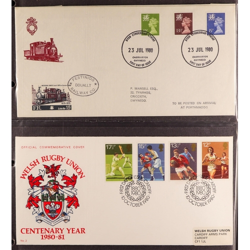 1611 - GB.FIRST DAY COVERS 1962 - 1990 COLLECTION of 'Regional' covers in 3 albums. Also includes loose cov... 