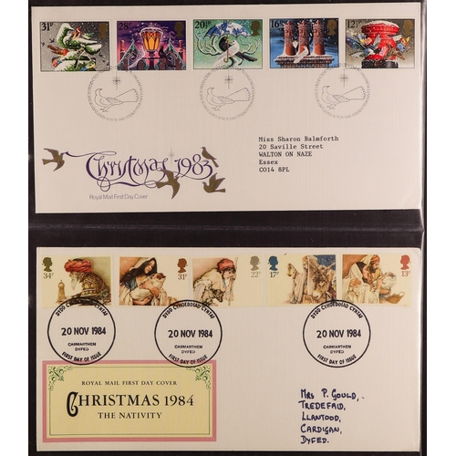 1611 - GB.FIRST DAY COVERS 1962 - 1990 COLLECTION of 'Regional' covers in 3 albums. Also includes loose cov... 