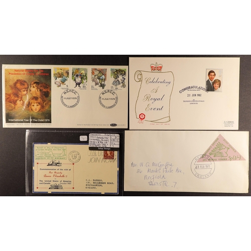 1611 - GB.FIRST DAY COVERS 1962 - 1990 COLLECTION of 'Regional' covers in 3 albums. Also includes loose cov... 