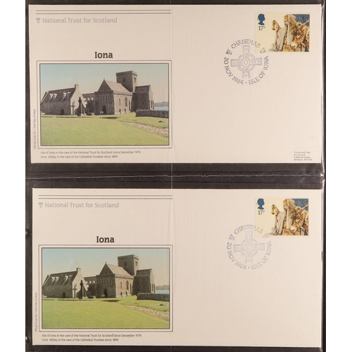 1611 - GB.FIRST DAY COVERS 1962 - 1990 COLLECTION of 'Regional' covers in 3 albums. Also includes loose cov... 