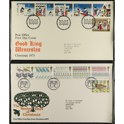 1617 - GB.FIRST DAY COVERS 1966-2016 COLLECTION in nine albums and loose in two small boxes. Very fine. (ap... 