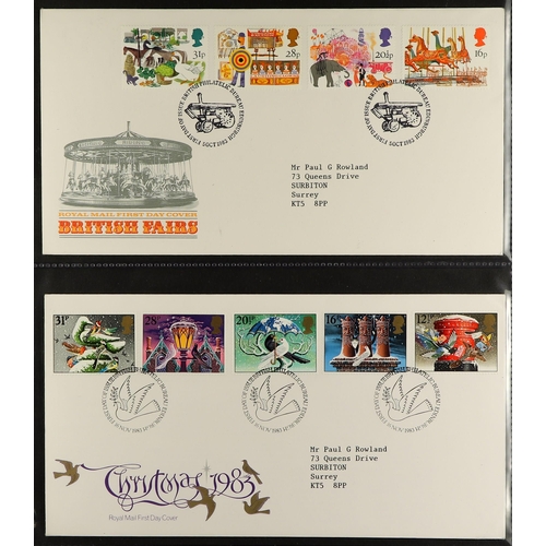 1617 - GB.FIRST DAY COVERS 1966-2016 COLLECTION in nine albums and loose in two small boxes. Very fine. (ap... 