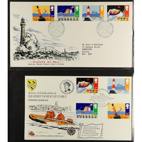 1617 - GB.FIRST DAY COVERS 1966-2016 COLLECTION in nine albums and loose in two small boxes. Very fine. (ap... 