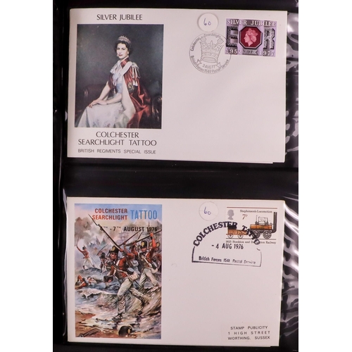 1619 - GB.FIRST DAY COVERS 1970 - 2015 COLLECTION which includes Post & Go, Military related and trains. Ma... 