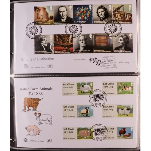 1619 - GB.FIRST DAY COVERS 1970 - 2015 COLLECTION which includes Post & Go, Military related and trains. Ma... 