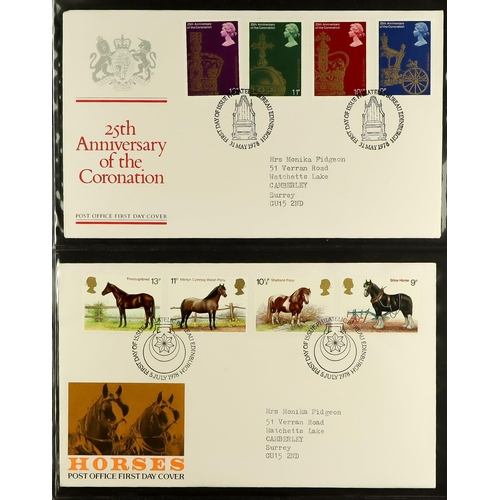 1620 - GB.FIRST DAY COVERS 1970's-2000's COLLECTION of illustrated first day covers and used PHQ cards canc... 