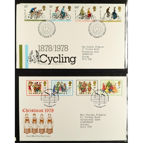 1620 - GB.FIRST DAY COVERS 1970's-2000's COLLECTION of illustrated first day covers and used PHQ cards canc... 