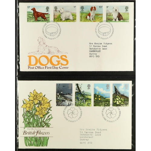 1620 - GB.FIRST DAY COVERS 1970's-2000's COLLECTION of illustrated first day covers and used PHQ cards canc... 