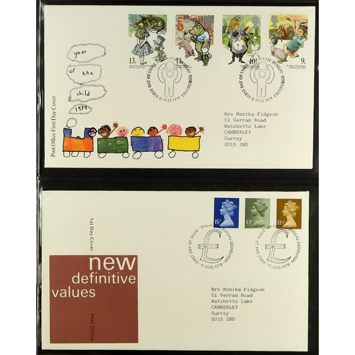 1620 - GB.FIRST DAY COVERS 1970's-2000's COLLECTION of illustrated first day covers and used PHQ cards canc... 