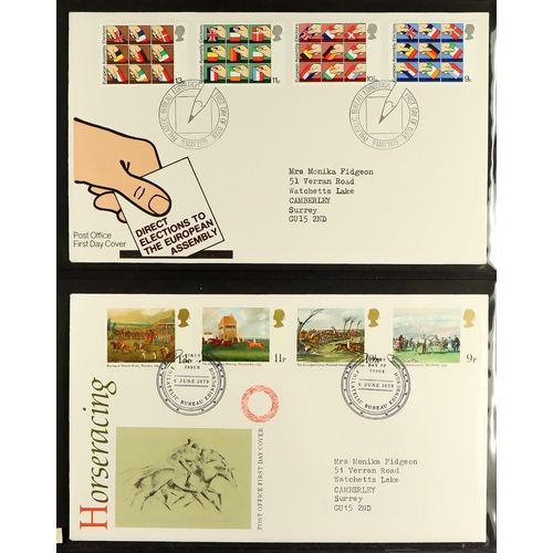 1620 - GB.FIRST DAY COVERS 1970's-2000's COLLECTION of illustrated first day covers and used PHQ cards canc... 