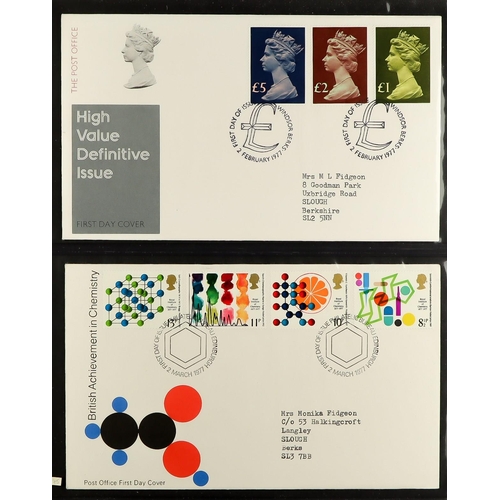 1620 - GB.FIRST DAY COVERS 1970's-2000's COLLECTION of illustrated first day covers and used PHQ cards canc... 