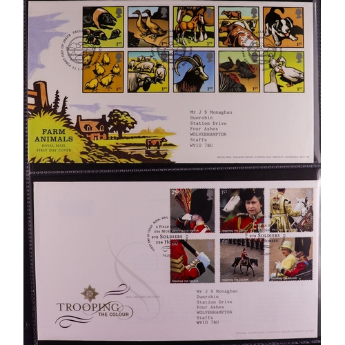 1623 - GB.FIRST DAY COVERS 1970-2007 COLLECTION in seven albums, includes fdc's with booklet panes, mini-sh... 