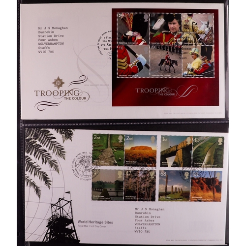 1623 - GB.FIRST DAY COVERS 1970-2007 COLLECTION in seven albums, includes fdc's with booklet panes, mini-sh... 