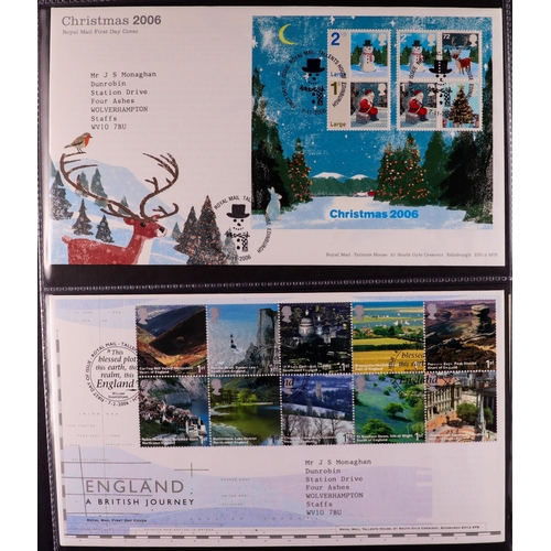 1623 - GB.FIRST DAY COVERS 1970-2007 COLLECTION in seven albums, includes fdc's with booklet panes, mini-sh... 