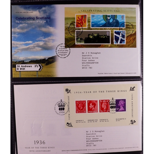 1623 - GB.FIRST DAY COVERS 1970-2007 COLLECTION in seven albums, includes fdc's with booklet panes, mini-sh... 