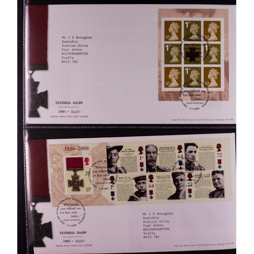 1623 - GB.FIRST DAY COVERS 1970-2007 COLLECTION in seven albums, includes fdc's with booklet panes, mini-sh... 