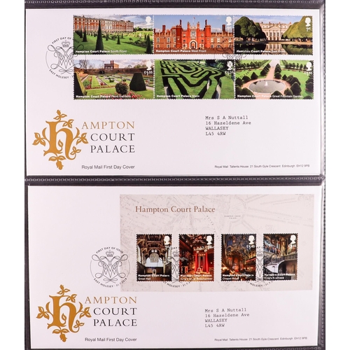 1626 - GB.FIRST DAY COVERS 1992-2018 COMPREHENSIVE COLLECTION in nine albums, includes 2012 Olympic & Paral... 