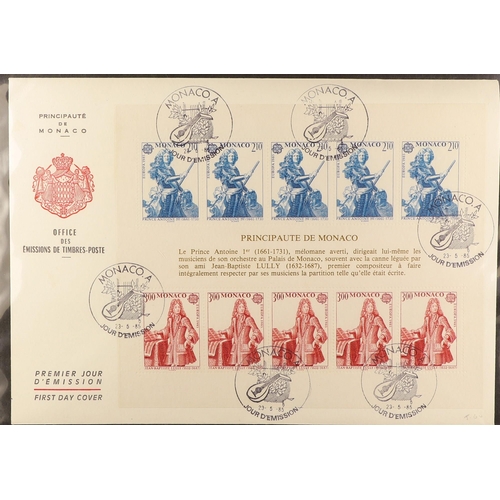 169 - EUROPA & EUROPEAN THEMES FIRST DAY COVERS 1960's-2000's collection in seven albums. Stc about £3,000... 