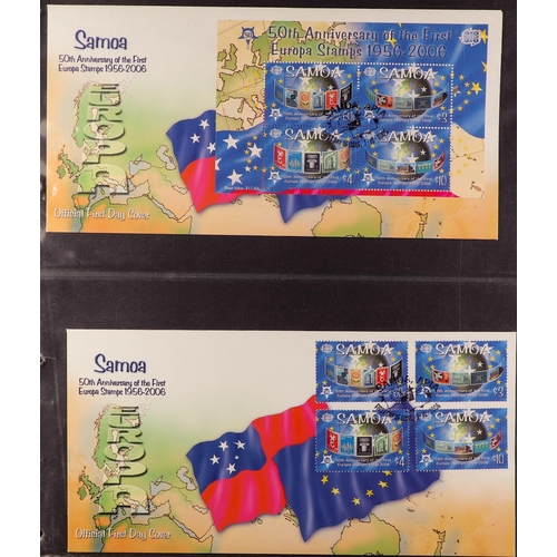 169 - EUROPA & EUROPEAN THEMES FIRST DAY COVERS 1960's-2000's collection in seven albums. Stc about £3,000... 