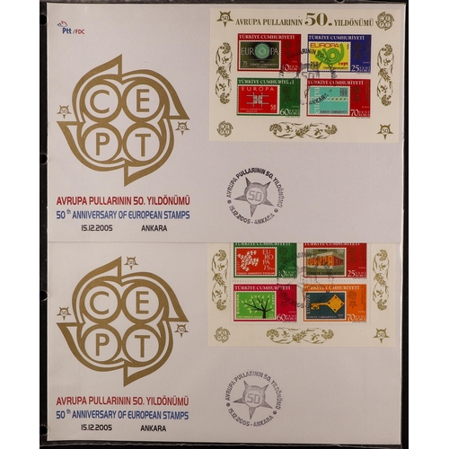 169 - EUROPA & EUROPEAN THEMES FIRST DAY COVERS 1960's-2000's collection in seven albums. Stc about £3,000... 