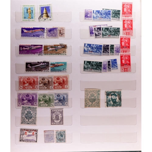 173 - WORLD ACCUMULATION All periods mint & used stamps, covers & postcards in three cartons, includes Ger... 