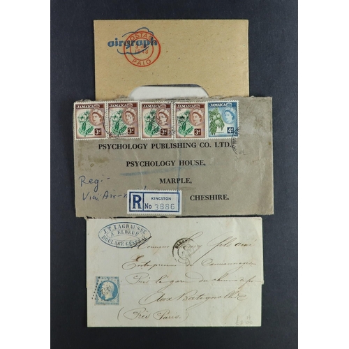 173 - WORLD ACCUMULATION All periods mint & used stamps, covers & postcards in three cartons, includes Ger... 