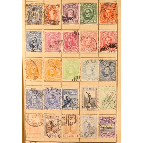 176 - WORLD RANGES 19th Century to 1940's mint & used stamps in ten unpriced old approval books, includes ... 