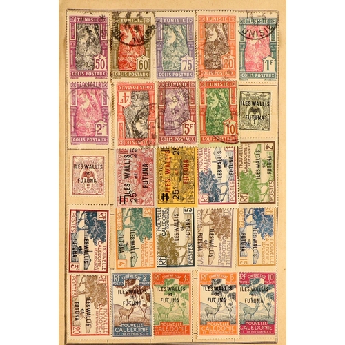 176 - WORLD RANGES 19th Century to 1940's mint & used stamps in ten unpriced old approval books, includes ... 