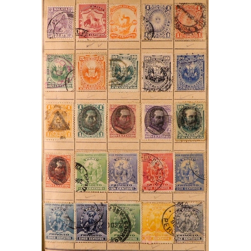 176 - WORLD RANGES 19th Century to 1940's mint & used stamps in ten unpriced old approval books, includes ... 