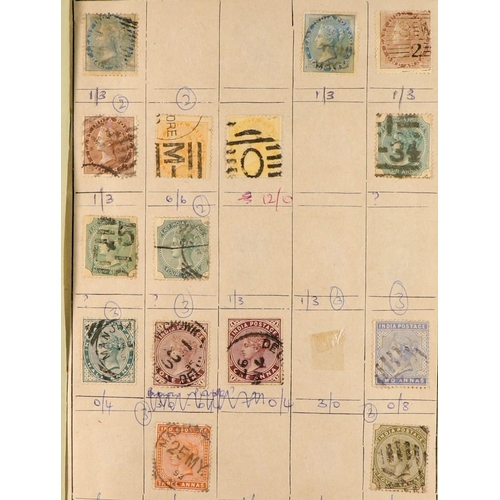 176 - WORLD RANGES 19th Century to 1940's mint & used stamps in ten unpriced old approval books, includes ... 