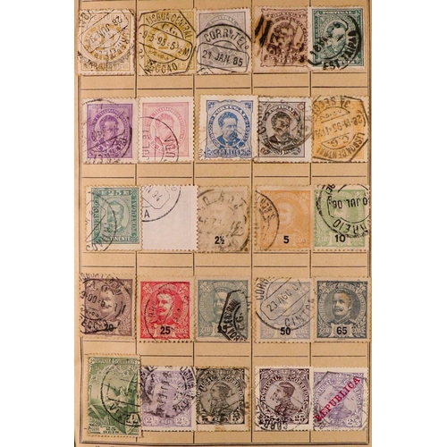 176 - WORLD RANGES 19th Century to 1940's mint & used stamps in ten unpriced old approval books, includes ... 