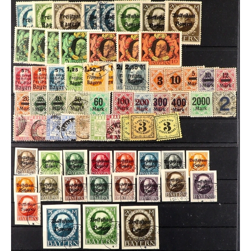 180 - WORLD ASSEMBLY in box, includes world mint & used ranges on stock cards incl Great Britain local rai... 