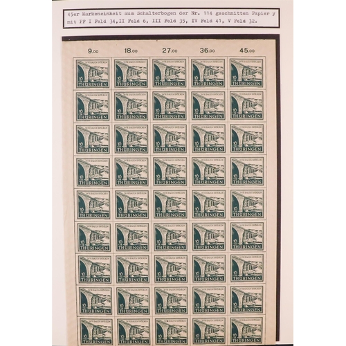 187 - WORLD RANGES in albums in three cartons, includes St Vincent 1953-1982 nhm collection, Thuringia NHM... 