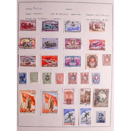 202 - CHEAP WORLD SORTER CARTON Mostly 20th Century mint & used stamps in eleven albums & stockbooks, incl... 