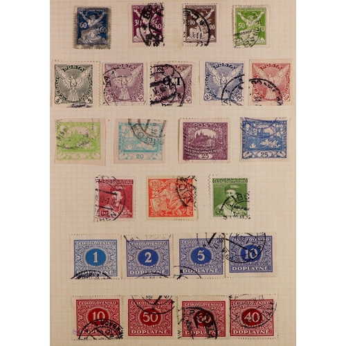 207 - WORLD COLLECTION 1840 to 1930's mint & used stamps in small well filled album, includes Great Britai... 