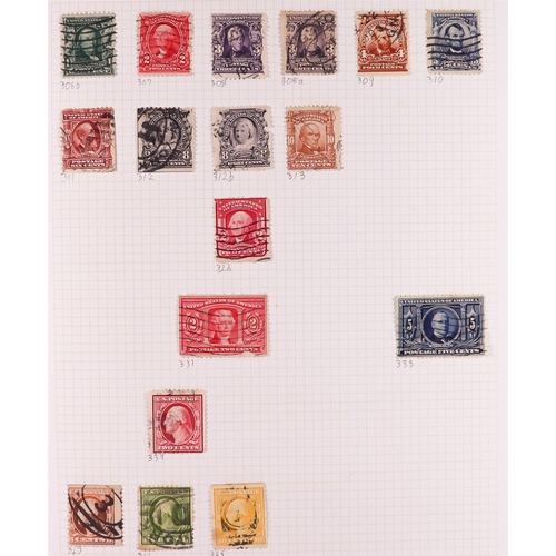 208 - ARGENTINE, CUBA & UNITED STATES 19th Century to 1980's used collection in two albums, includes US Po... 