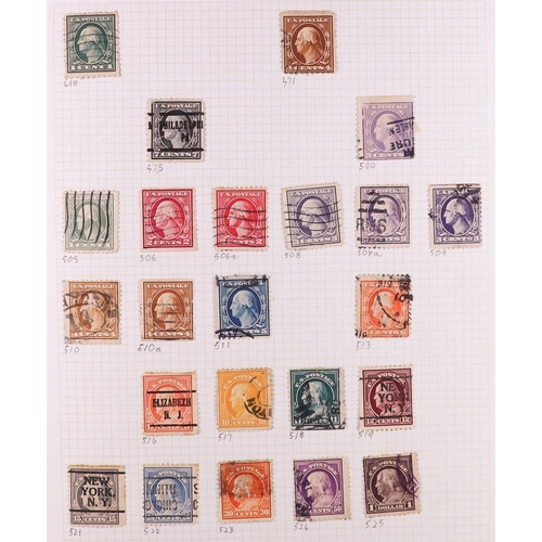 208 - ARGENTINE, CUBA & UNITED STATES 19th Century to 1980's used collection in two albums, includes US Po... 