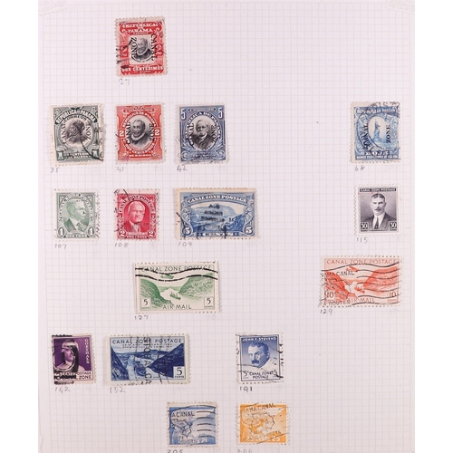 208 - ARGENTINE, CUBA & UNITED STATES 19th Century to 1980's used collection in two albums, includes US Po... 