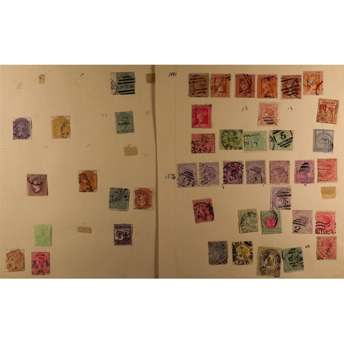 244 - AUSTRALIAN STATES 1850's-1910's MOSTLY USED RANGES on pages, includes New South Wales 1s 