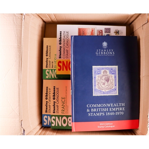 27 - STANLEY GIBBONS CATALOGUES Includes 2021 Commonwealth & British Empire, 2019 Spain & Colonies, 2019 ... 