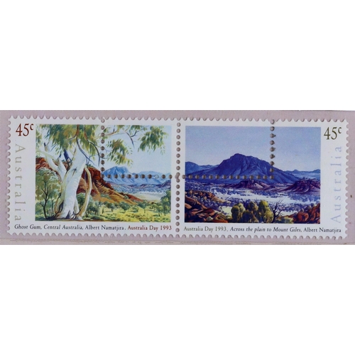 275 - AUSTRALIA 1993 Paintings by Albert Namatjira pair in sealed Australia Post presentation pack, the st... 