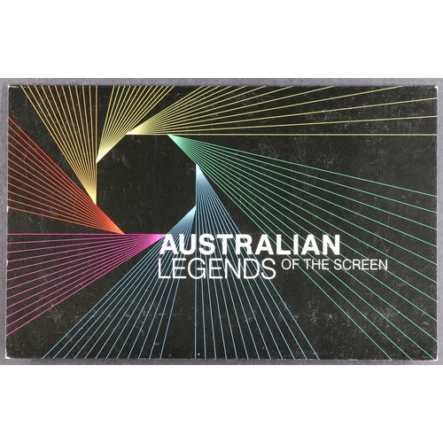 281 - AUSTRALIA 2009 Australian Legends both blocks 4 each with printers control perforation device, in Au... 