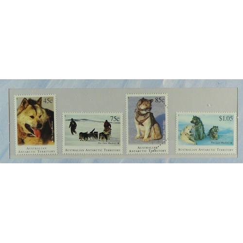 286 - AUSTRALIAN ANT.TERR      1994 Departure of Huskies from Antarctica set, the 85c value with printers ... 